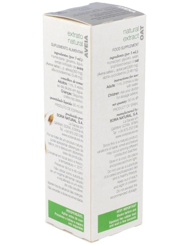 Ext. Avena Xxi  50Ml. S/Al de Soria Natural