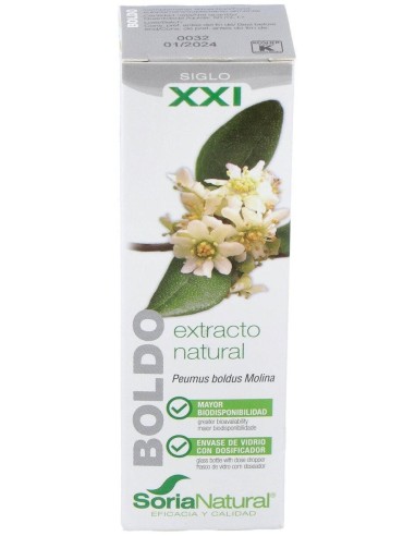 Ext. Boldo Xxi 50Ml. S/Al de Soria Natural