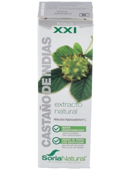 Ext. Castaño De Indias Xxi 50Ml. S/Al de Soria Natural