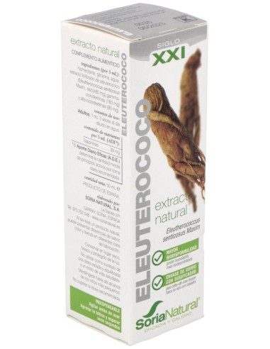 Ext. Eleuterococo Xxi 50Ml. S/Al de Soria Natural