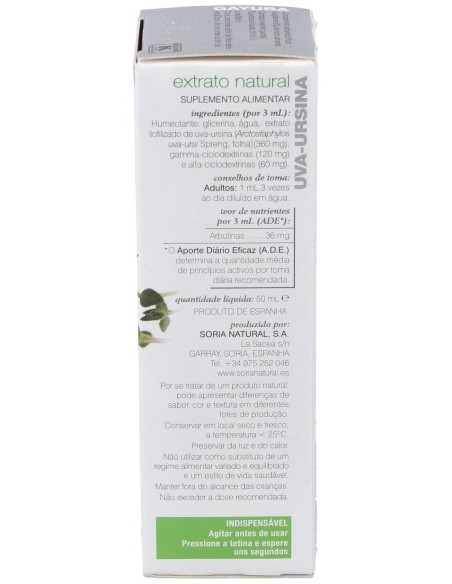 Ext. Gayuba Xxi 50Ml. S/Al de Soria Natural