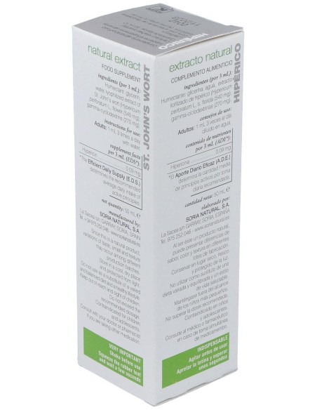Ext. Hiperico Xxi 50Ml. S/Al de Soria Natural