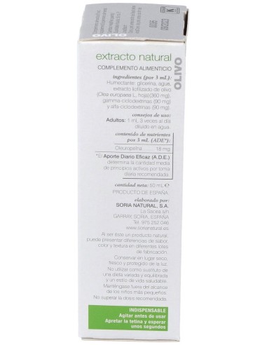 Ext. Olivo Xxi 50Ml. S/Al de Soria Natural