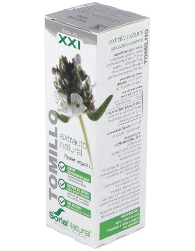 Ext. Tomillo Xxi  50Ml. S/Al de Soria Natural