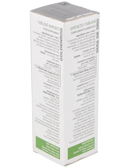 Ext. Vara De Oro Xxi 50Ml. S/Al de Soria Natural