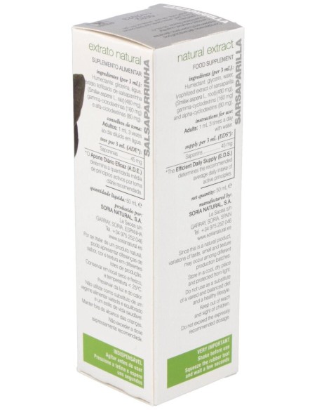 Ext. Zarzaparrilla Xxi 50Ml. S/Al de Soria Natural
