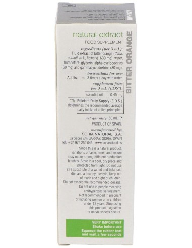 Ext. Azahar Xxi 50Ml. S/Al de Soria Natural