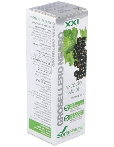 Ext. Grosellero Negro Xxi 50Ml. S/Al de Soria Natural