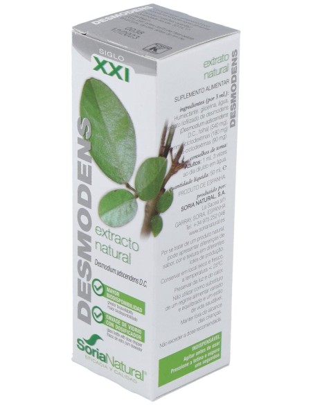 Ext. Desmodens Xxi 50Ml. S/Al de Soria Natural