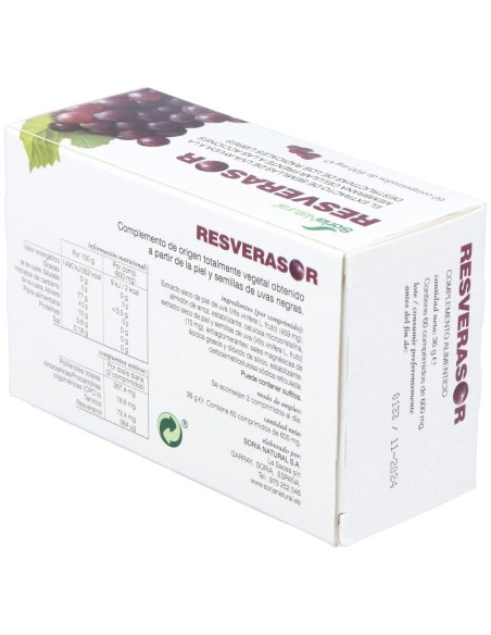 Resverasor 60 Comp. de Soria Natural