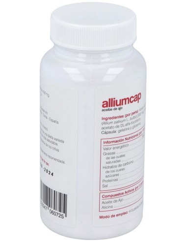 Aceite De Ajo Alliumcap 150Perlas de Soria Natural