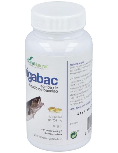 Aceite De Higado De Bacalao 125Perlas de Soria Natural