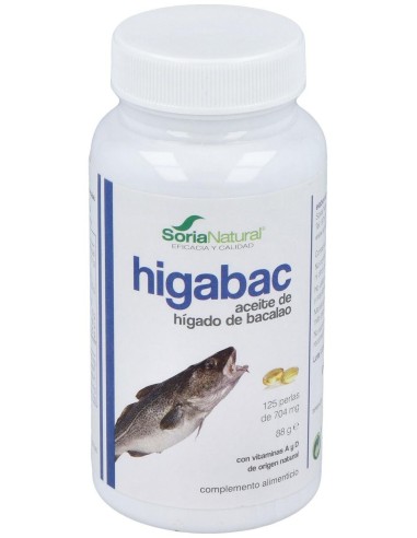 Aceite De Higado De Bacalao 125Perlas de Soria Natural