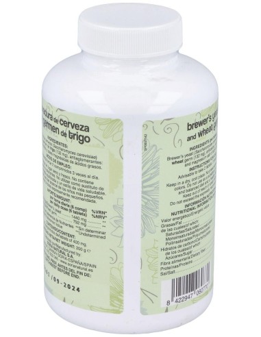 Germen De Trigo Y Levadura De Cerveza 500Comp. de Soria Natural