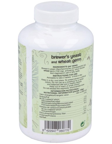 Germen Trigo-Levadura Cerveza Comprimido de Alecosor Soria Natural