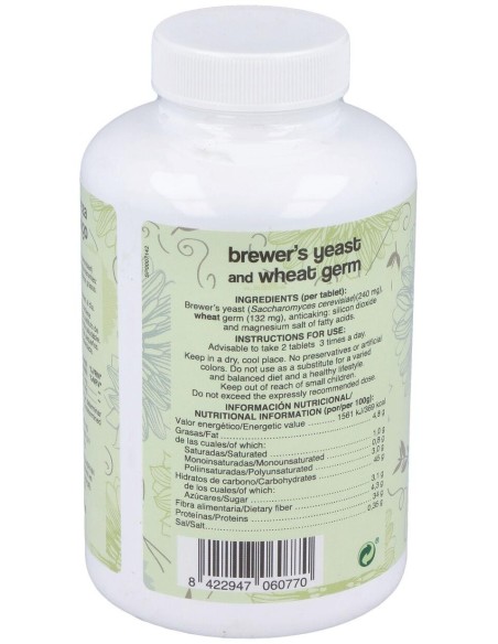 Germen Trigo-Levadura Cerveza Comprimido de Alecosor Soria Natural