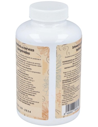 Levadura De Cerveza 500Comp. de Soria Natural