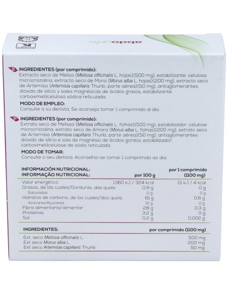 Abdogras 28Compr. de Soria Natural