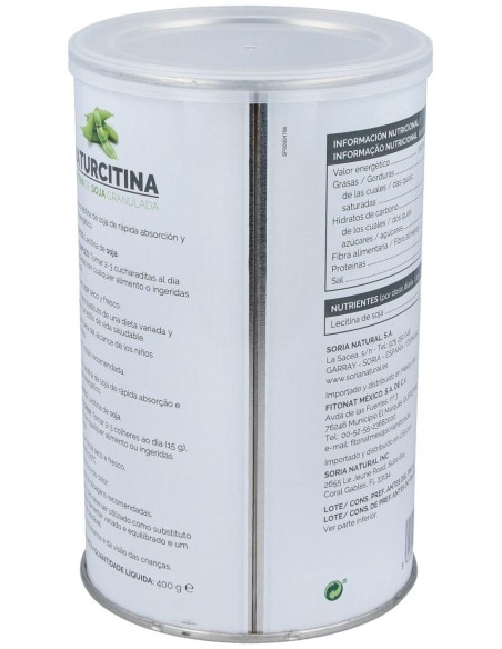 Naturcitina (Lecitina Ip Granulada) 400Gr. de Soria Natural