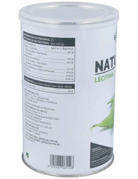 Naturcitina (Lecitina Ip Granulada) 400Gr. de Soria Natural