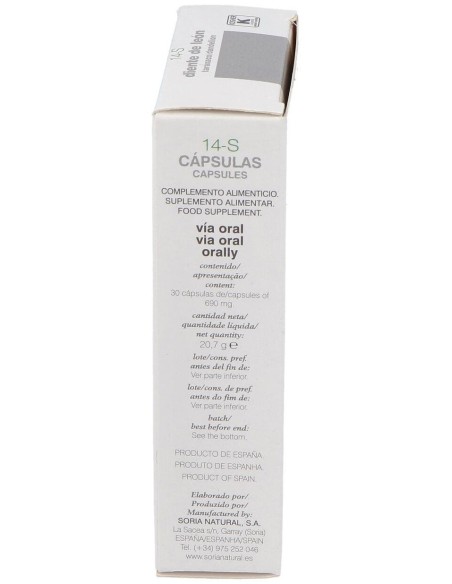 Cap.S 14 Diente Leon Xxi 30Cap. de Soria Natural