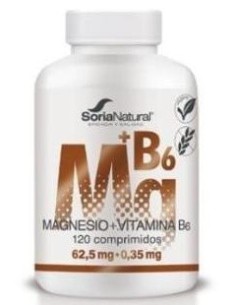 Magnesio+Vit B6 Liberacion Sostenida 1550Mg 120Com de Soria Natural 2
