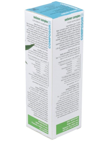 Composor 05 Sedaner Complex Xxi 50Ml. de Soria Natural