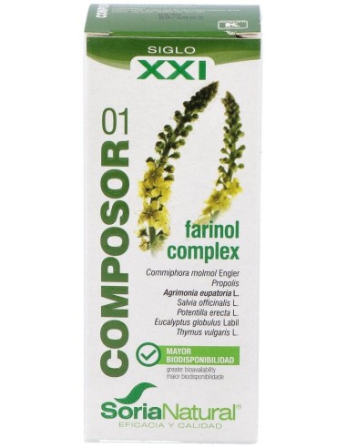 Composor 01 Farinol Complex Xxi 30Ml. Spray de Soria Natural