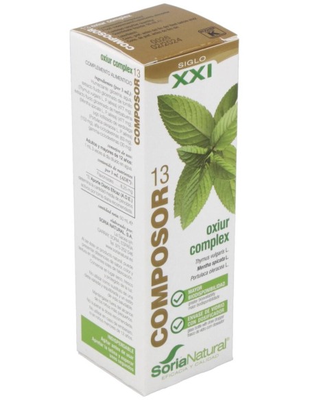 Composor 13 Oxiur Complex-Lombrisor Xxi 50Ml. de Soria Natural