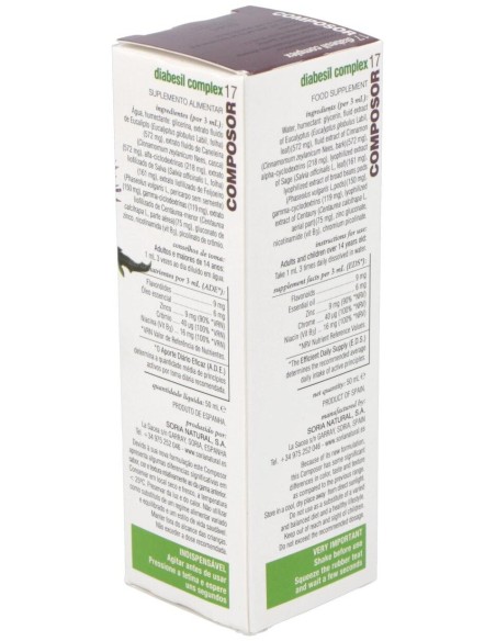 Composor 17 Diabesil Complex Xxi 50Ml. de Soria Natural