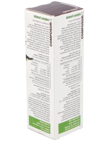 Composor 17 Diabesil Complex Xxi 50Ml. de Soria Natural
