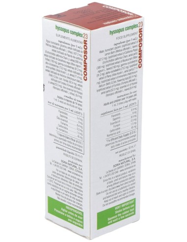 Composor 23 Hyssopus Complex Xxi 50Ml. de Soria Natural