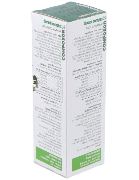 Composor 24 Diuracin Complex Xxi 50Ml. de Soria Natural