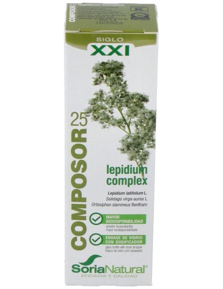 Composor 25 Lepidium Complex Xxi 50Ml. de Soria Natural