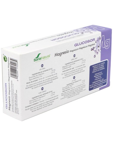 Glucosor Magnesio 28Amp. de Soria Natural
