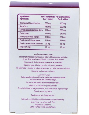 Chinasor 02 Shen Qi Wan 30Comp. de Soria Natural