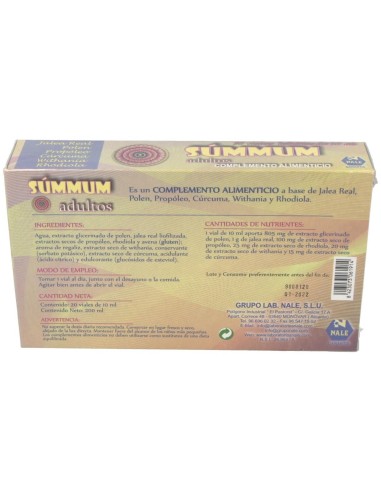 Summum Adultos 20Viales de Nale