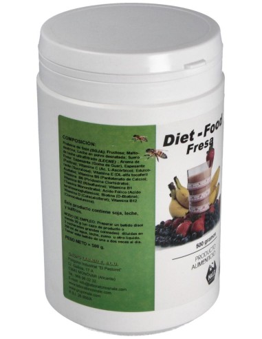 Diet Food Batido Sabor Fresa 500Gr de Nale