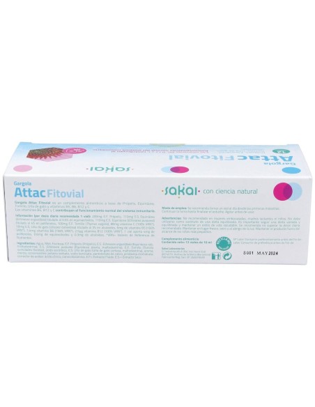 Gargola Fitovial Attac 12Viales de Sakai