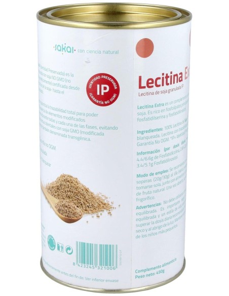 Lecitina Extra Ip 450Grs de Sakai