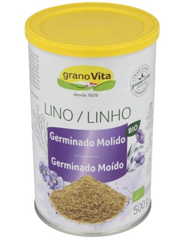 Semillas De Lino Germinado Molido 500Gr. de Granovita