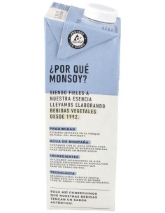 Bebida Vegetal De Almendras 1Lt 6Uds. Bio S/A de Monsoy 2