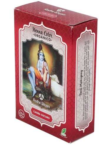 Henna Polvo Caoba Oscuro 100Gr. de Radhe Shyam