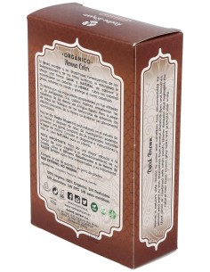 Henna Polvo Castaño Oscuro 100Gr. de Radhe Shyam 2