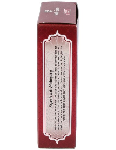 Henna Polvo Super Caoba Oscuro 100Gr. de Radhe Shyam