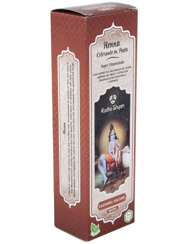 Henna Pasta Castaño Oscuro 200Gr. de Radhe Shyam