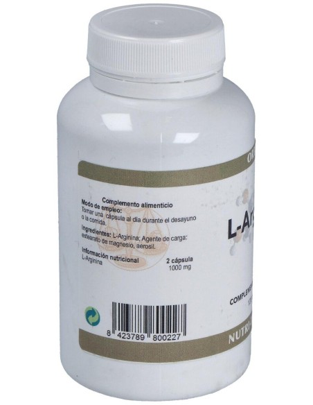 L-Arginina 500Mg. 120Cap. de Ortocel Nutri-Therapy