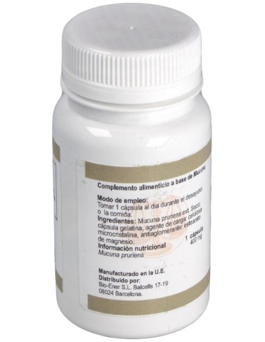 Mucuna Pruriens 400Mg. 60Cap. de Ortocel Nutri-Therapy