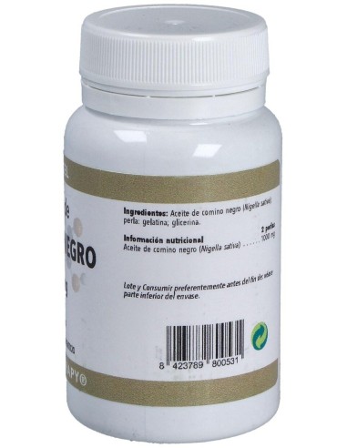 Aceite De Comino Negro 500Mg. 100Perlas de Ortocel Nutri-Therapy