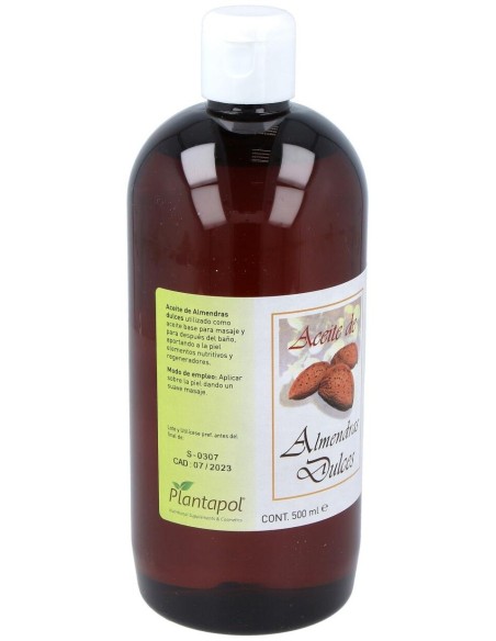 Aceite de Almendras (1ª Presión en Frio) 500 Ml de Plantapol